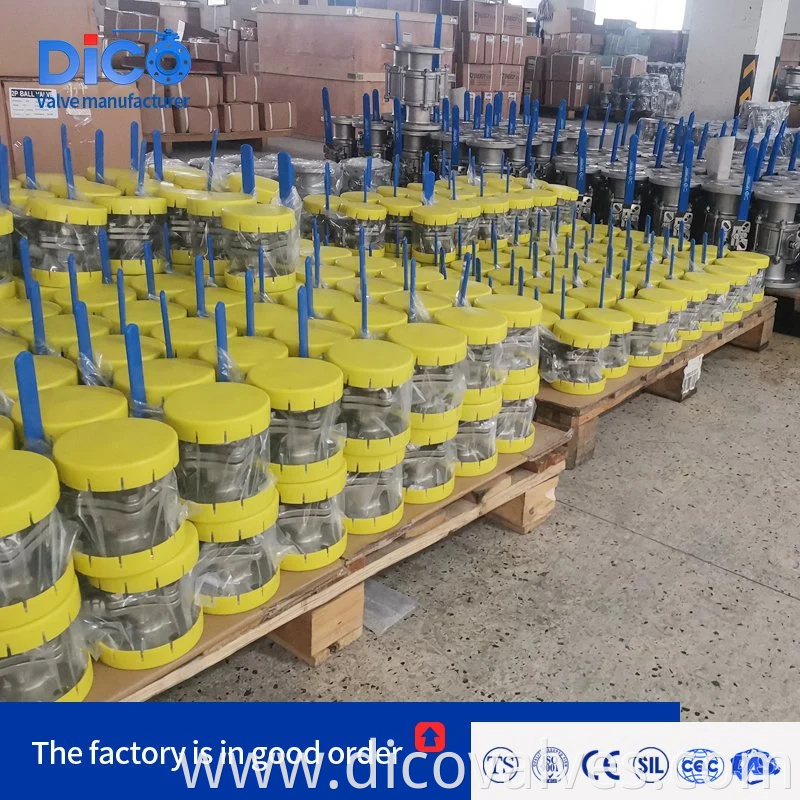 Wenzhou China JIS 10K Scs13 Scs14 with Mounting Pad Industrial 2PC Flange Ball Valve
